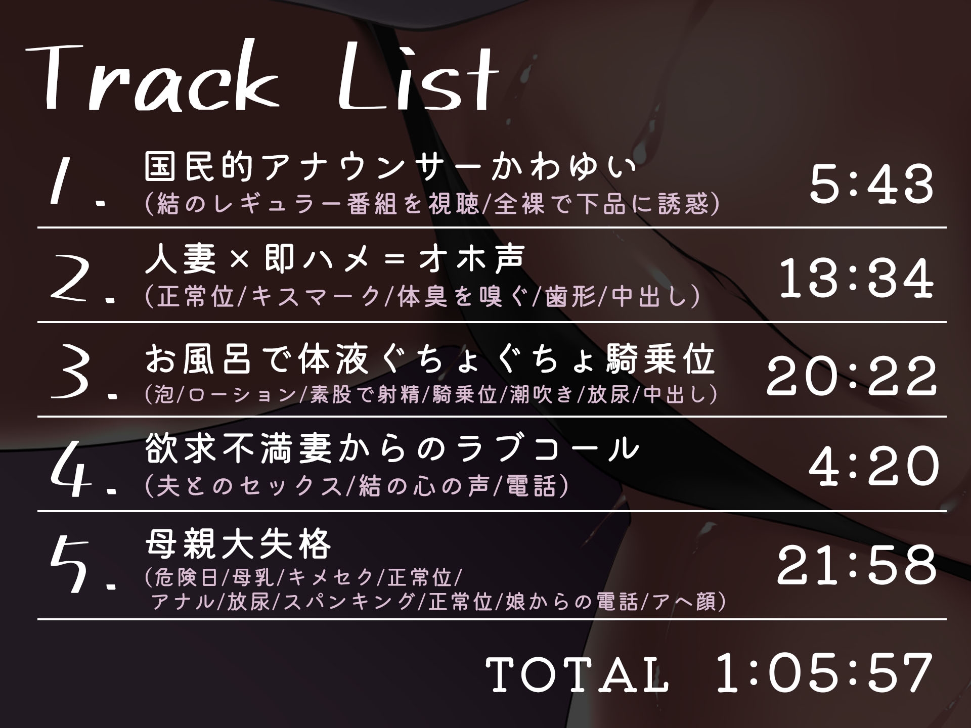 【7/10まで550円!】国民的人妻アナウンサーは、家庭よりも、俺との下品セックスが優先らしい