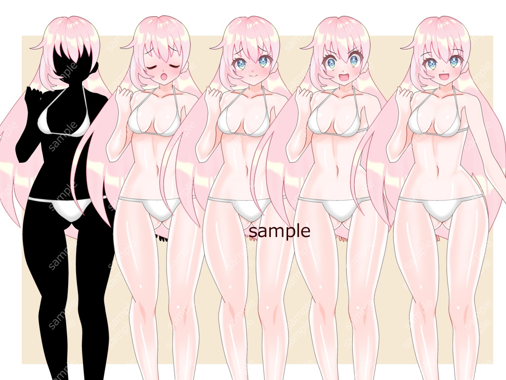 全身立ち絵素材・ファンタジー衣装019《魔法少女03+カスタム》