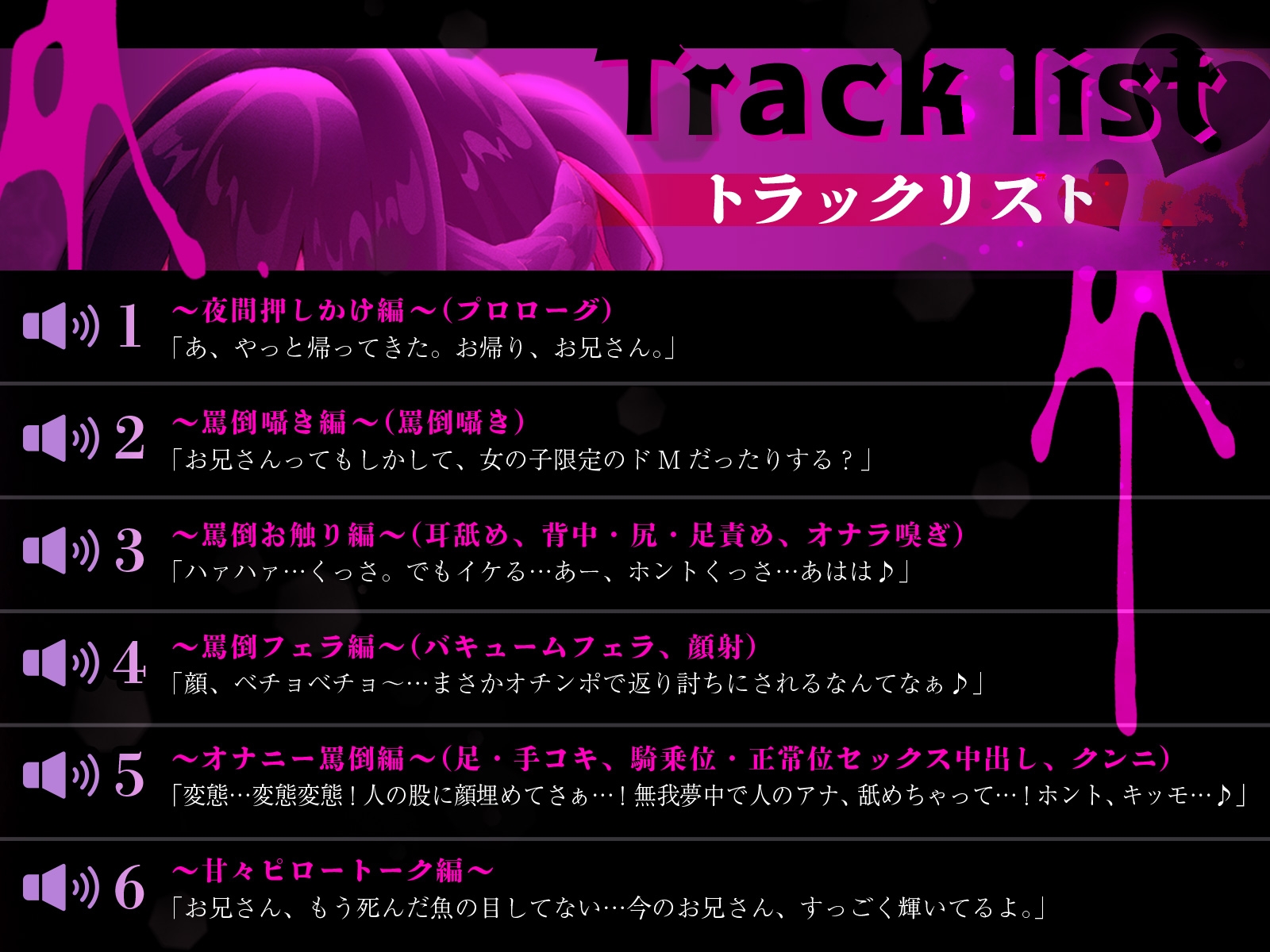【早期購入99円】清楚なメスガキストーカーに身体中弄られ監禁ドS逆レイプ(KU100マイク収録作品)
