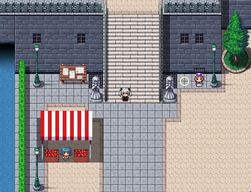 RPGツクールMV・MZ用 マップチップ・タイルセット09 『西洋・ファンタジー・都市・外装・街・町・水の都・スラム街・港』