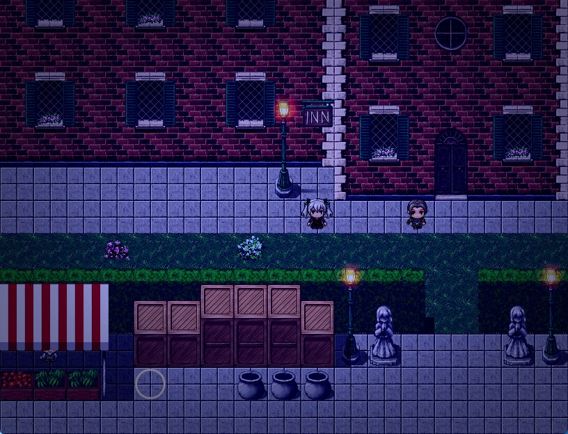 RPGツクールMV・MZ用 マップチップ・タイルセット09 『西洋・ファンタジー・都市・外装・街・町・水の都・スラム街・港』