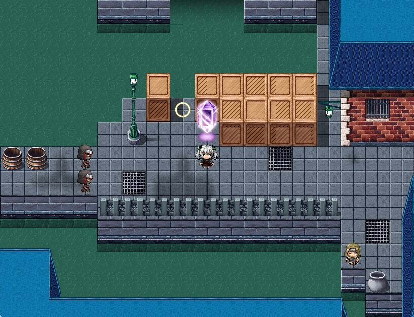 RPGツクールMV・MZ用 マップチップ・タイルセット09 『西洋・ファンタジー・都市・外装・街・町・水の都・スラム街・港』