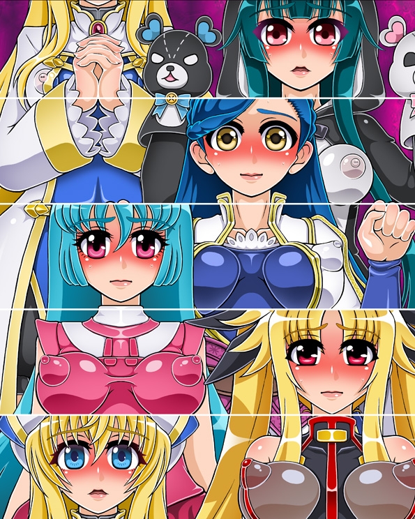 拘束娘さんをガンガン杭打するイラスト集02