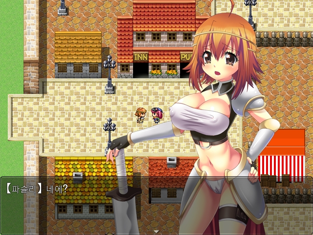 납작절벽 쭉쭉빵빵 ～마법사와 전사의 모험기～