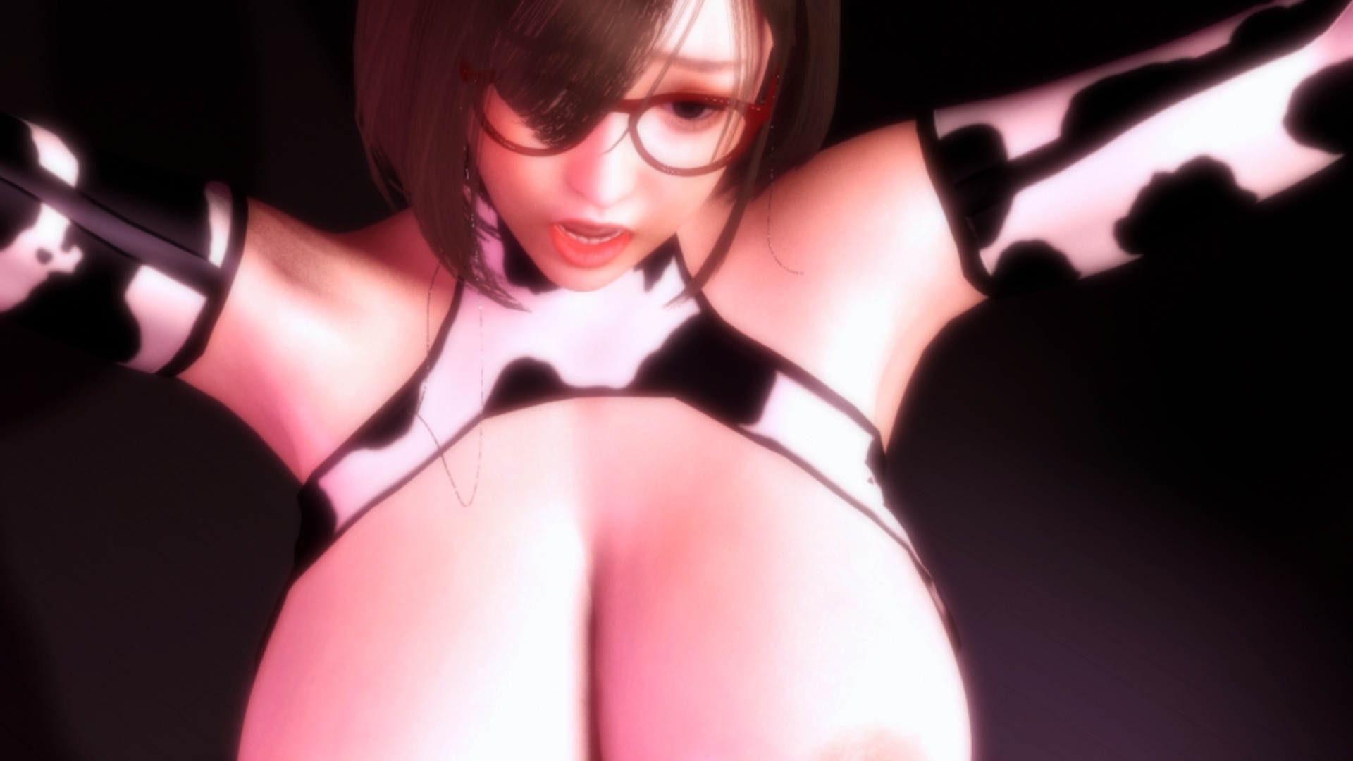 拘束牛乳娘責め