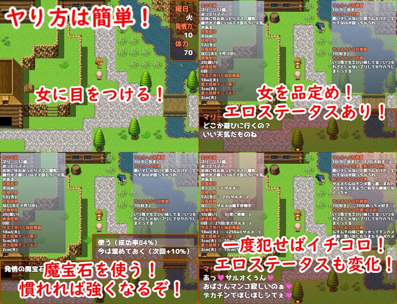 エロガキと発情の魔法石 ~村の美人は一人残らずオレのもの!~