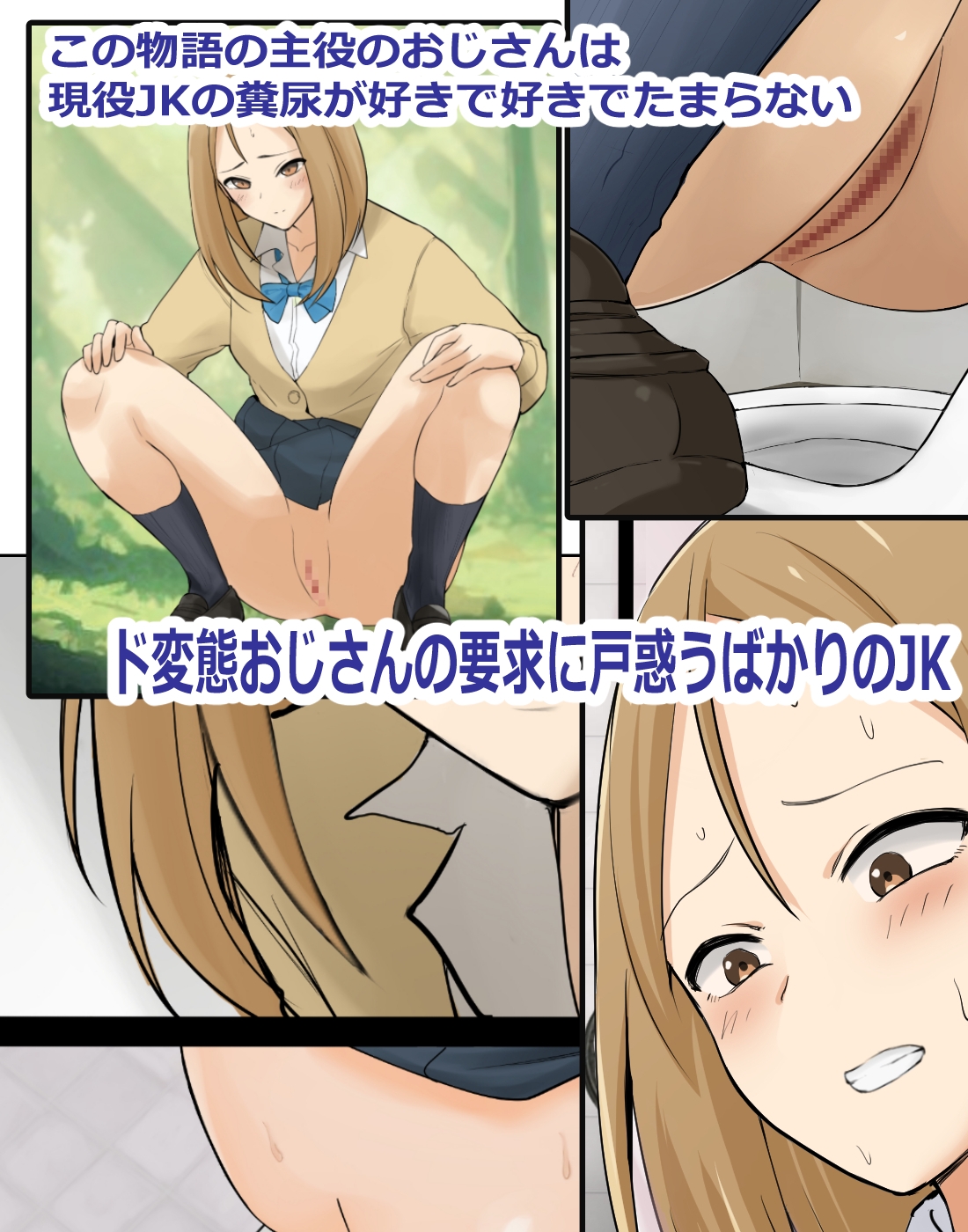 制服美少女のうんこを買い漁るおじさん