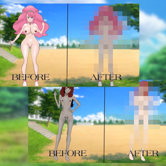 変身ヒロインほのか&のぞみ～奪われるエナジー・乳房・若さ～