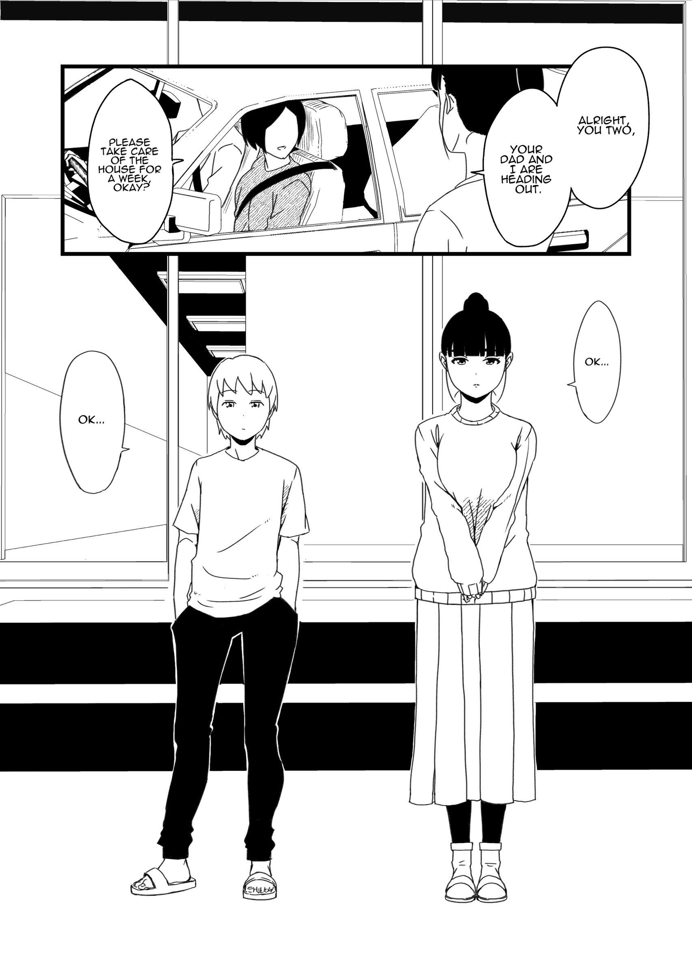 【英語版】義理の姉との7日間生活-1