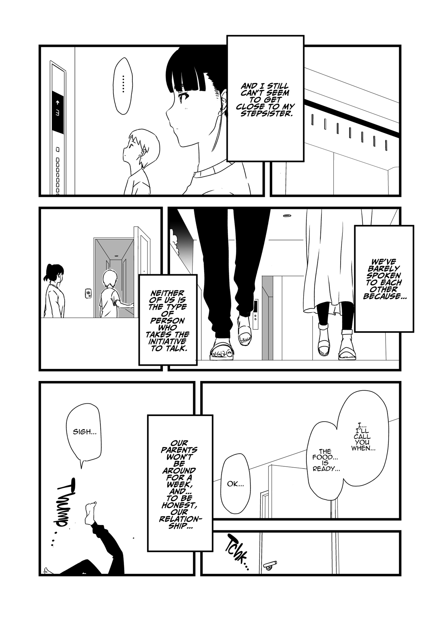 【英語版】義理の姉との7日間生活-1