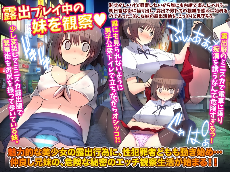 よし!妹の露出願望は秘密しておこう(汗)