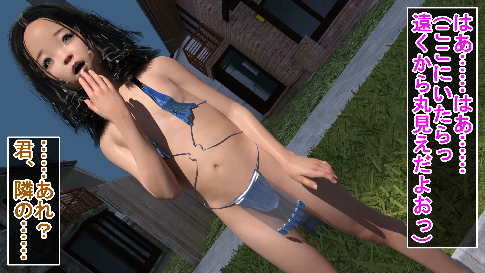 早朝女装露出を楽しむ男の娘