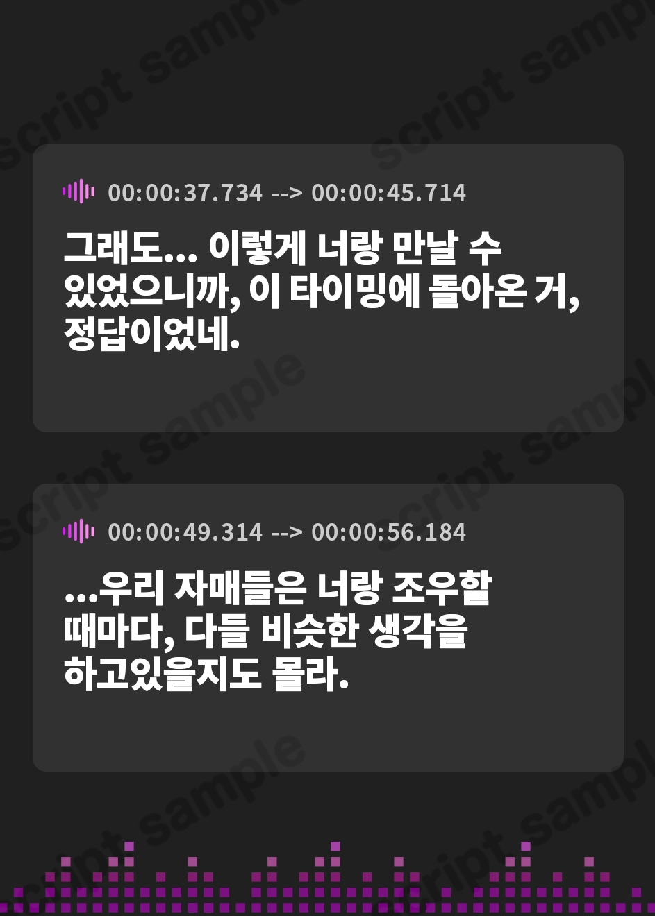 【韓国語版】海姉妹・次女 ～普段はクールなお姉さんと波音や汽笛を聴きながらのんびりASMR～【CV.藤田茜】