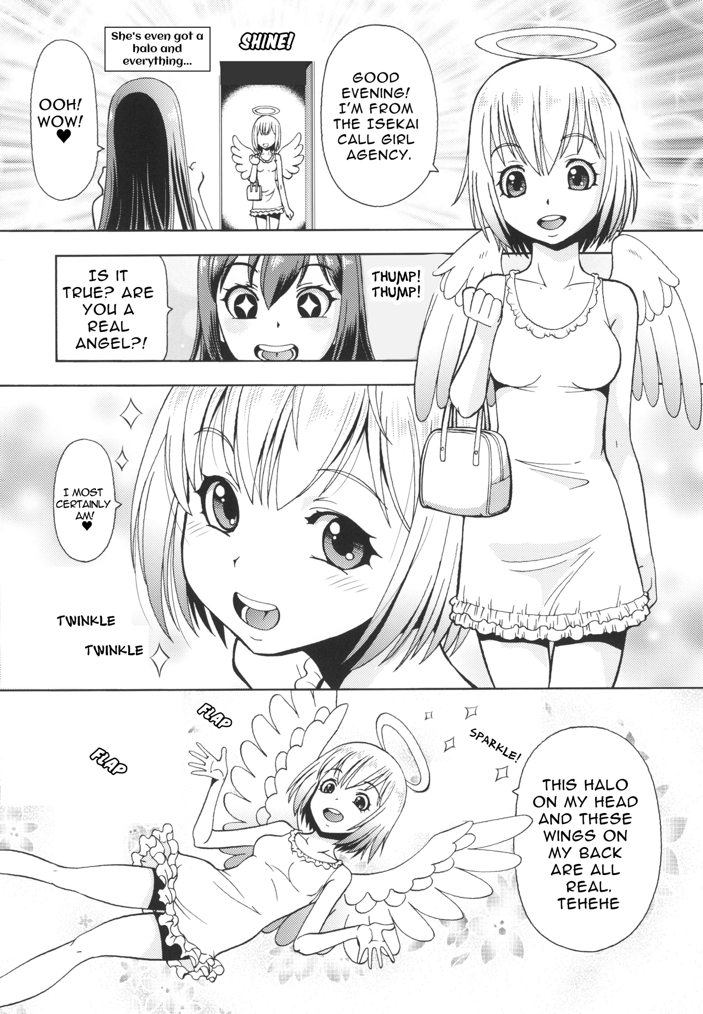 【英語版】異世界風俗外伝ふたなり天使さん