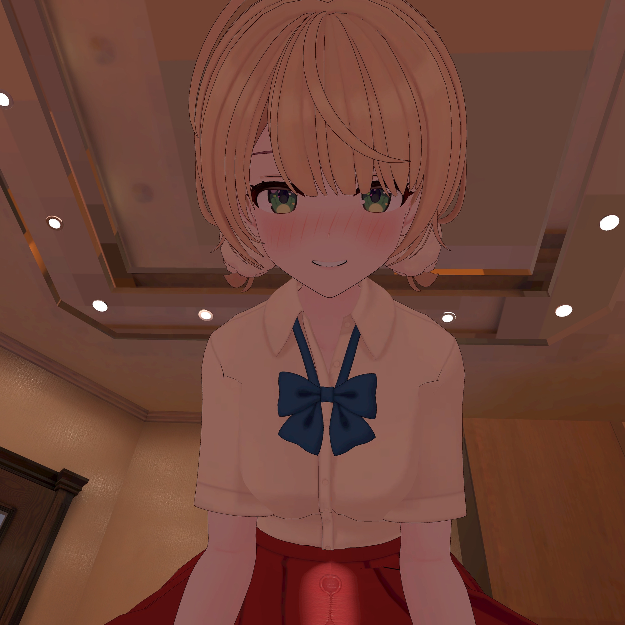 【VR対応】し〇れういとホテルで騎乗位えっち【日本語/English】