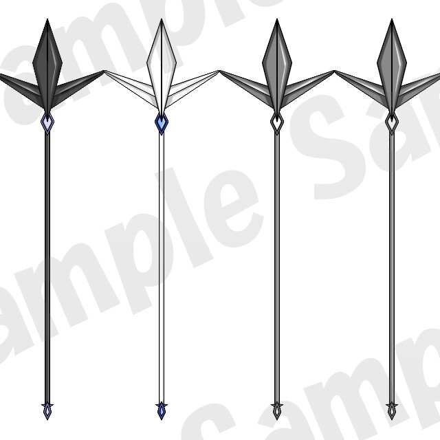 【画像素材】武器:セット2/7種/全36枚