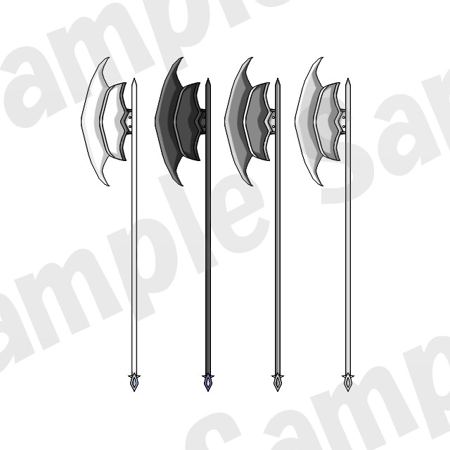 【画像素材】武器:セット2/7種/全36枚