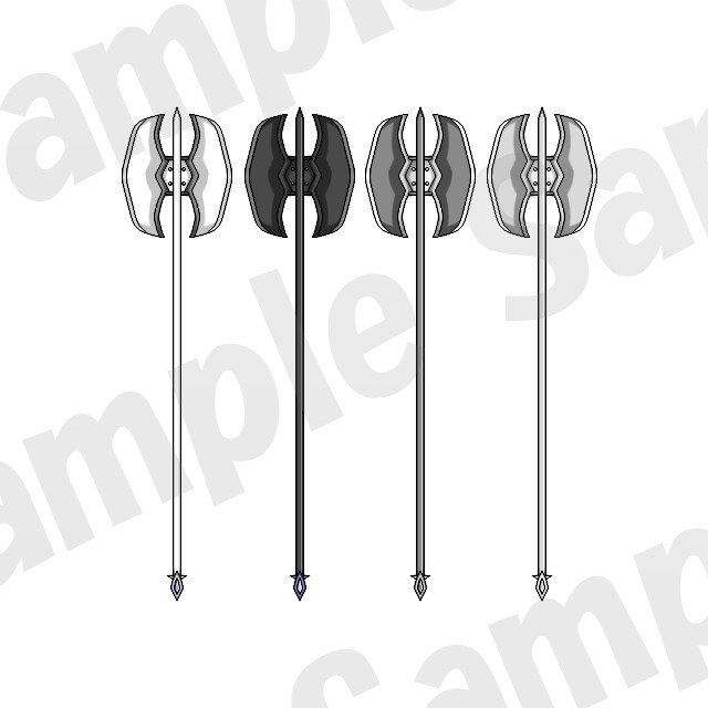 【画像素材】武器:セット3/7種/全35枚