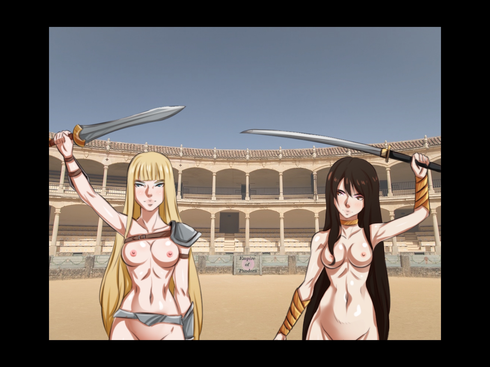 プリンセス、血と砂… 死闘のキャットファイト! スマッシュおっぱい!