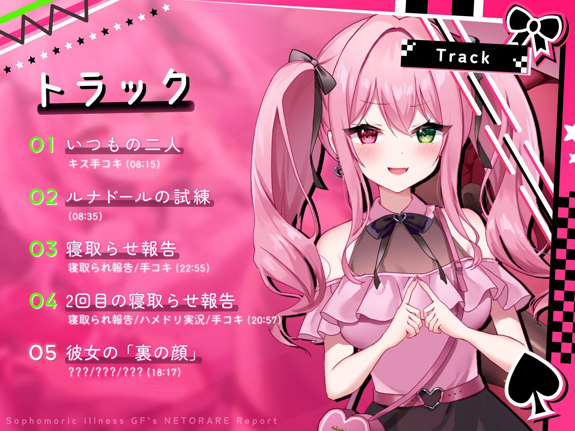 【ネトラセ】親愛度100%厨二病彼女の寝取られ報告~裏表ver~