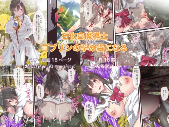 石化白魔導士ゴブリンの孕み袋になる