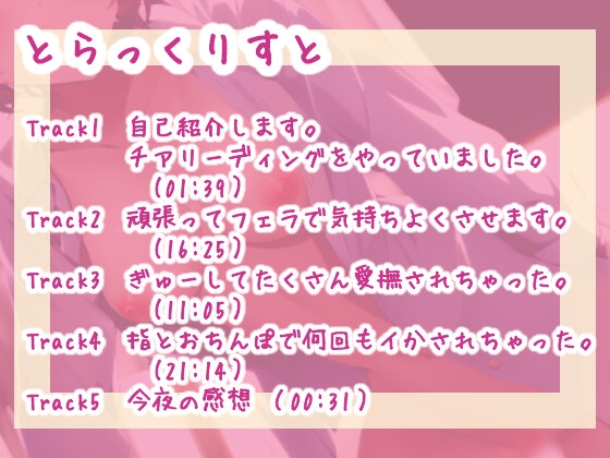 【実演】新人デビュー作「元チアガールと感じまくり本気えっちするロールプレイ～最後まで実演です～」