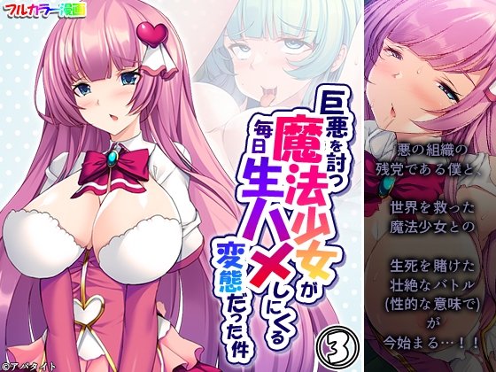巨悪を討つ魔法少女が毎日生ハメしにくる変態だった件 3巻