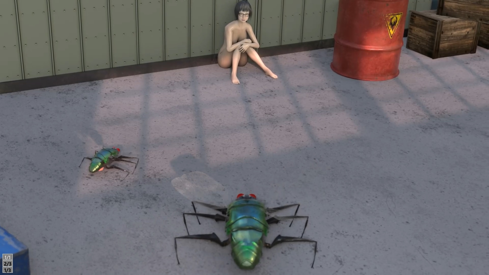 囚われた眼鏡っ子JK