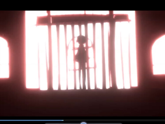 乱れた雷紅空を目指す少女