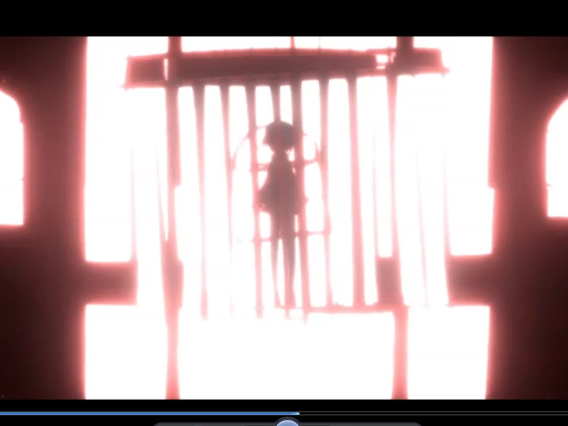 乱れた雷紅空を目指す少女