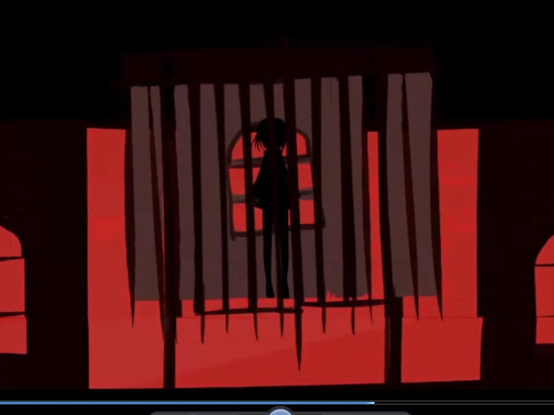 乱れた雷紅空を目指す少女