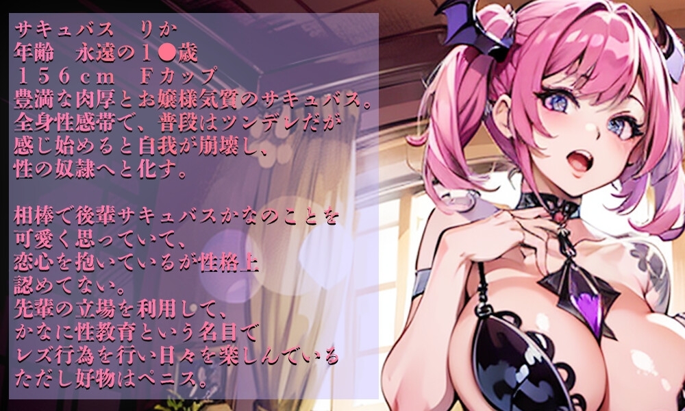 ガチレズ!!番外編~転生したらバイブだった件~サキュバスりか&かな