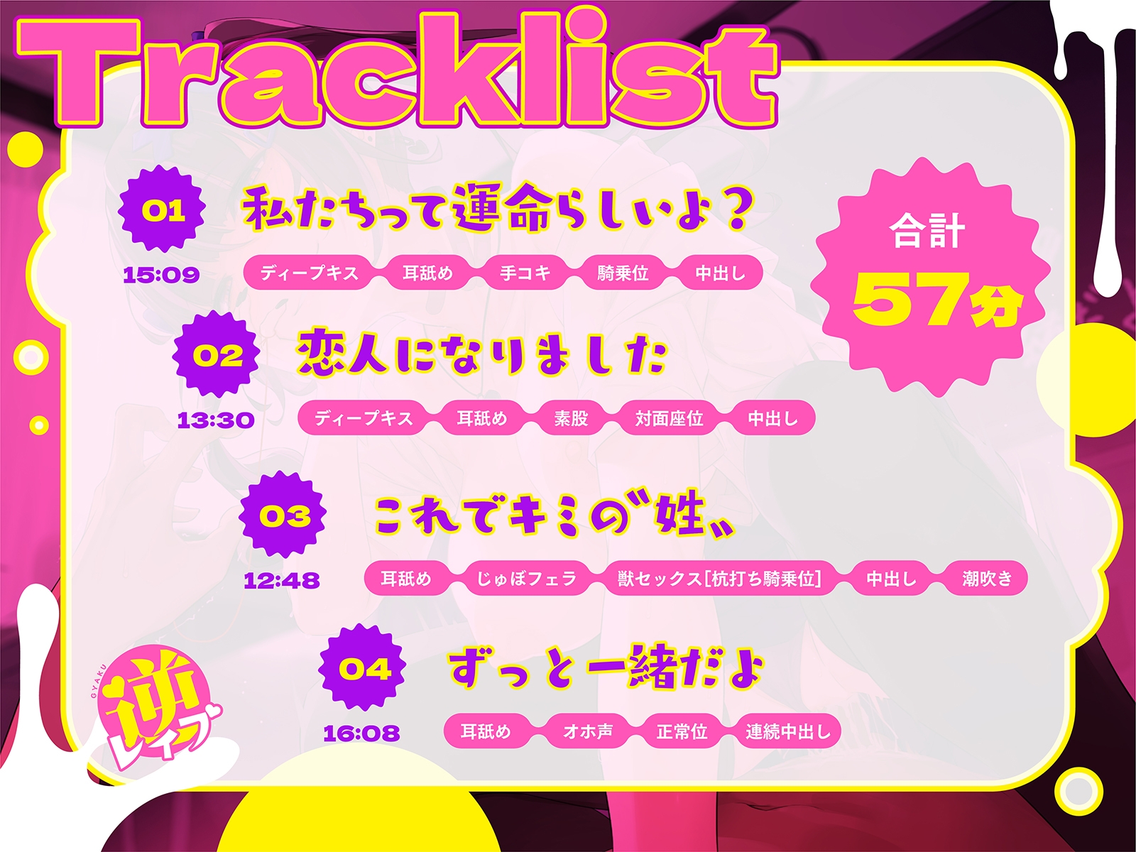 【重低音耳舐め】逆レイプ～愛がむきだしすぎてヤバいJK～【破滅願望】