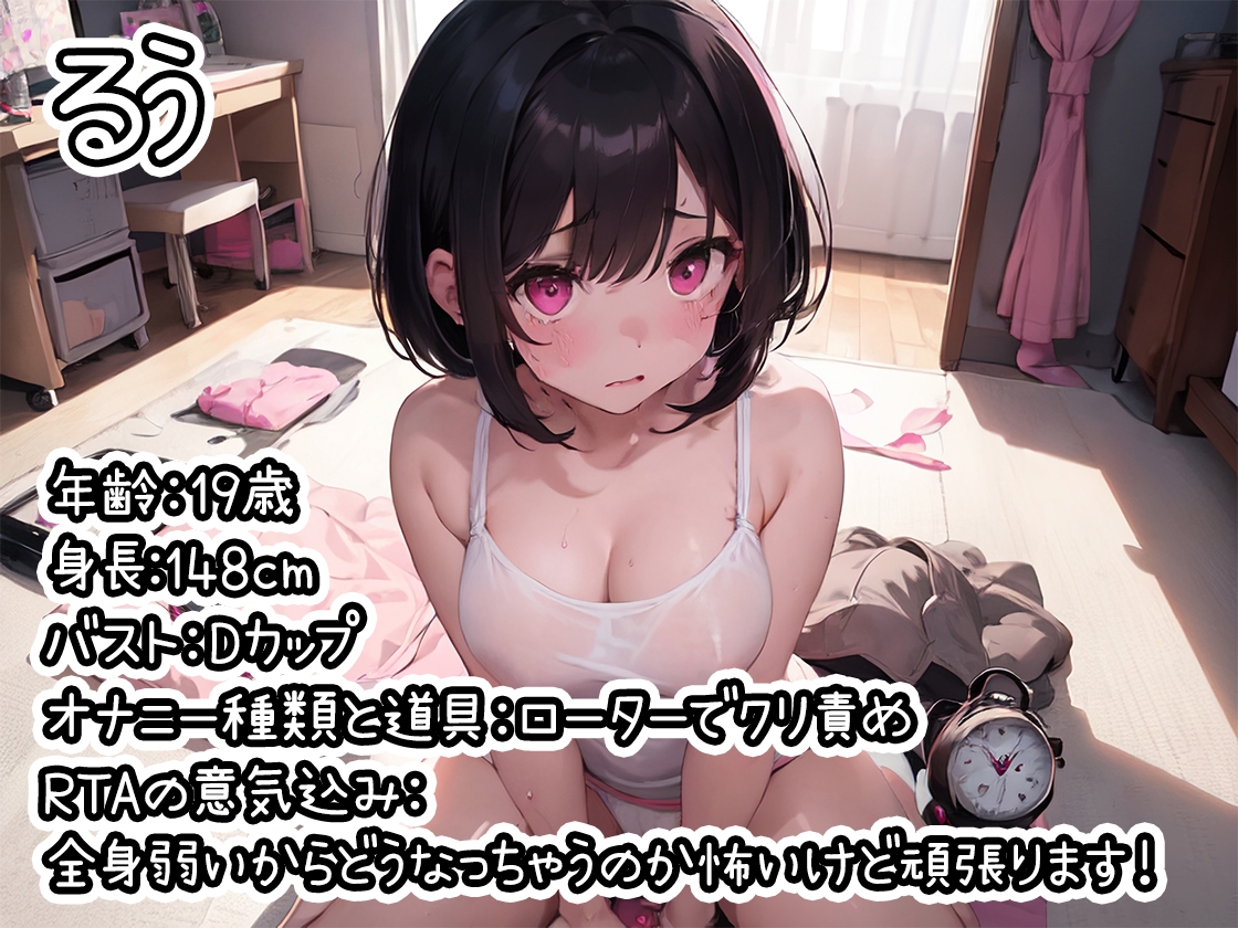 【オナニーRTA実演】やはり声優の20分間リアルタイムアタックオナニーはまちがっていない。【るう】【DLsite限定版】