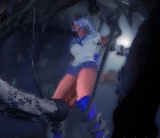 戦うヒロイン拷問 メタファー2 Aria 甲羅虫触手責め