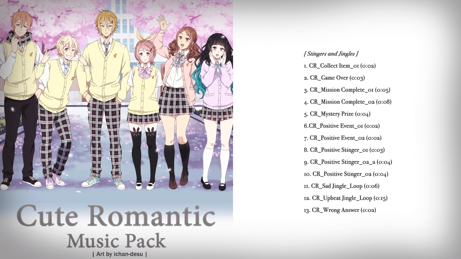 【BGM素材】Cute Romantic Music Pack
