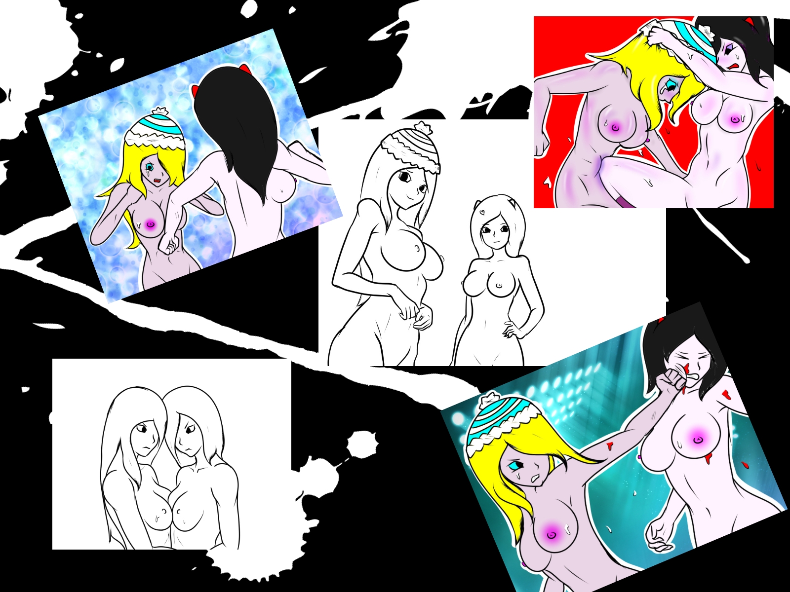 かわいすぎる 流血すぎる – 死ぬまでの残忍なキャットファイト!