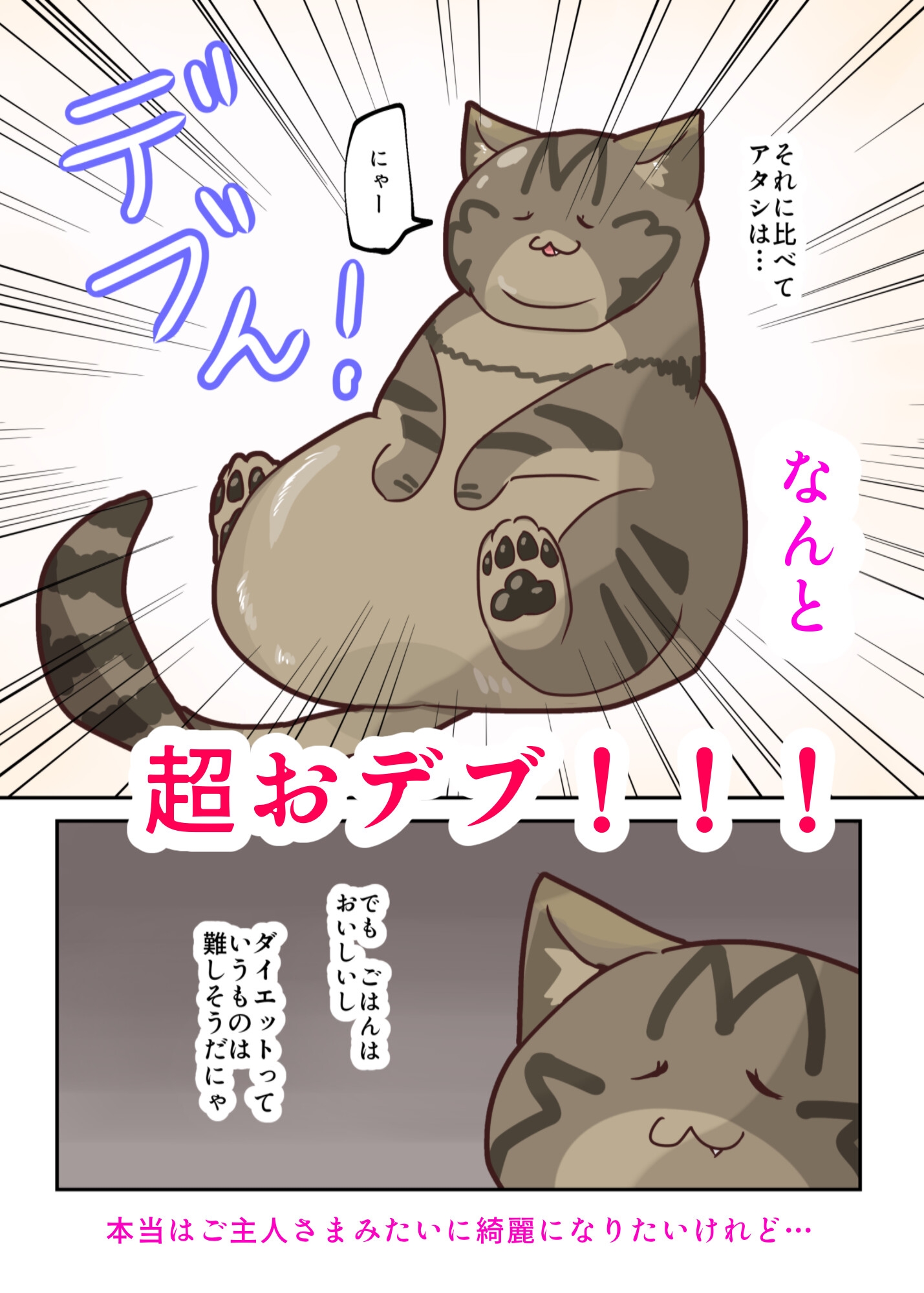 おデブにゃんこの初めてダイエット