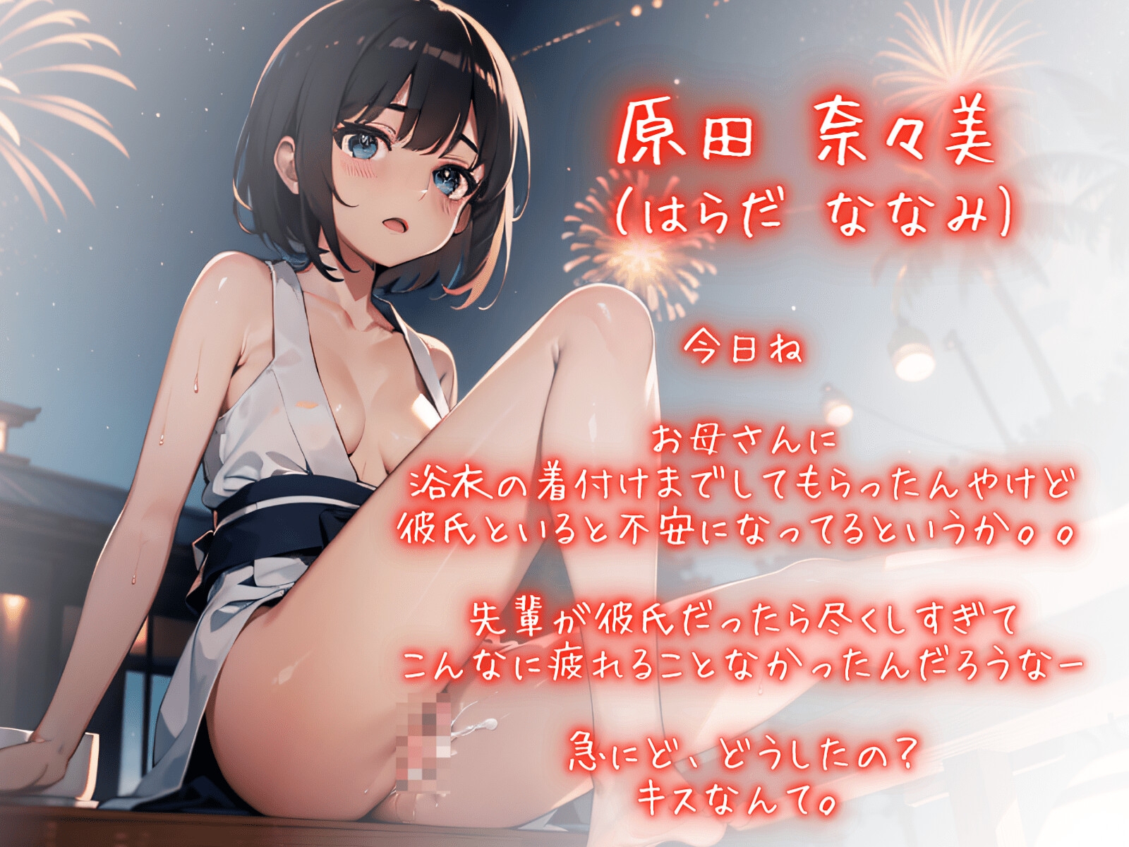 《期間限定110円》田舎の爆乳後輩JKと生ハメ寝取り夏祭り