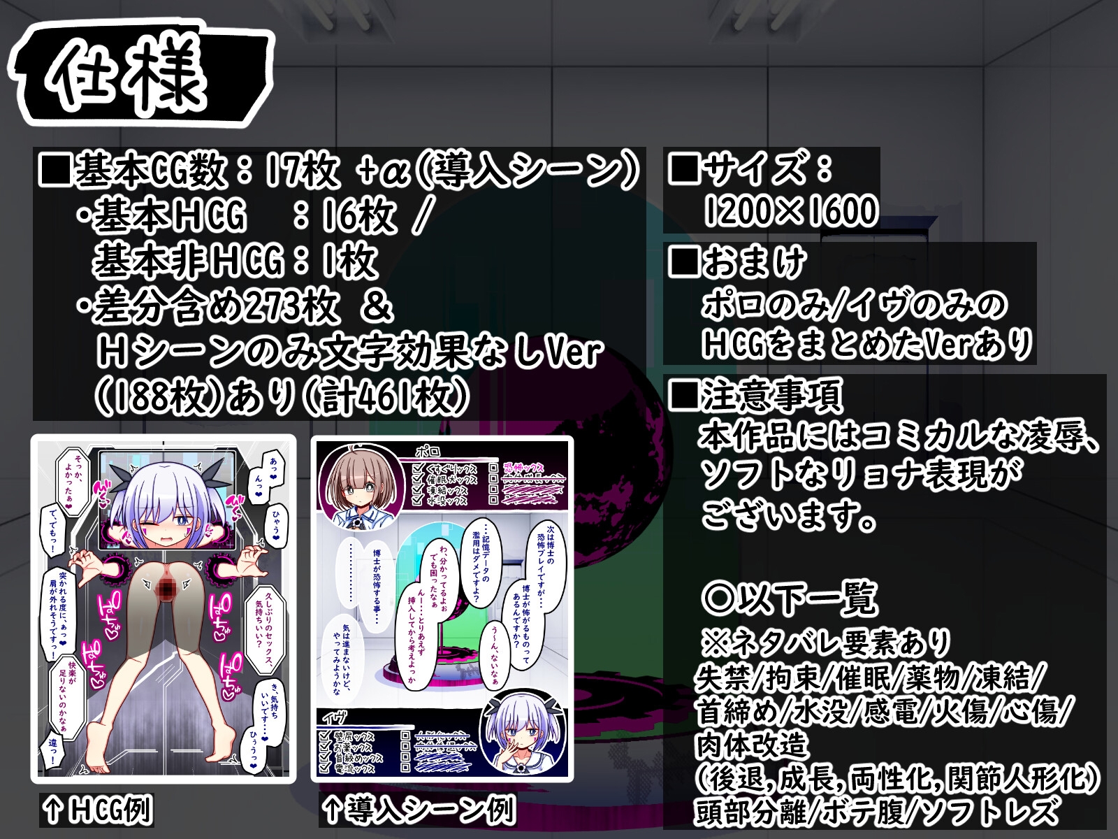 いろんな異常性癖を実験してみようR+