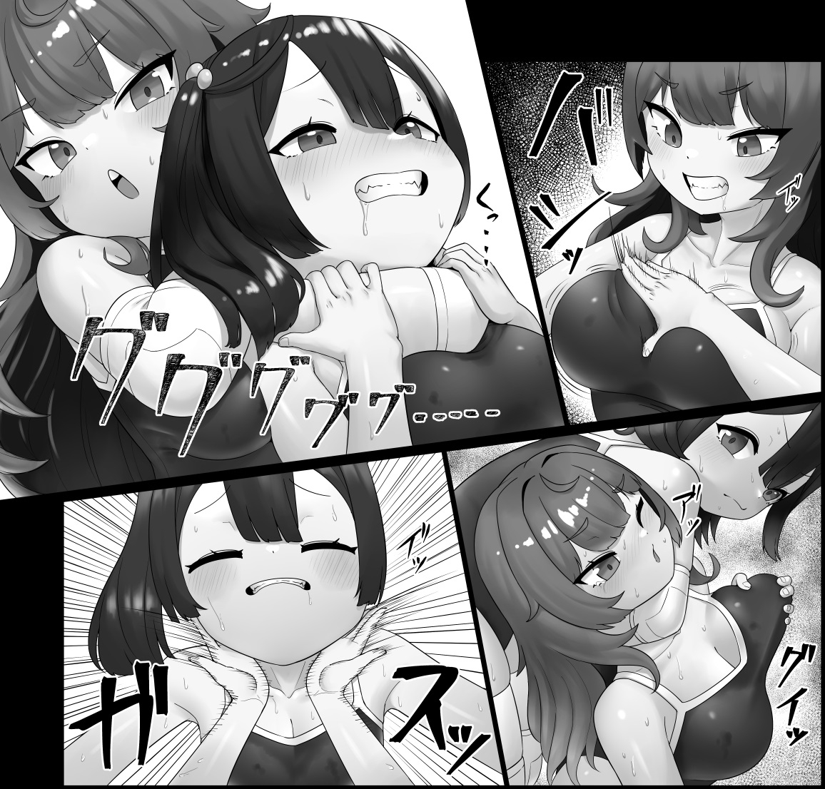 学校で女子プロレス! 全員失神失禁 情け容赦なし編