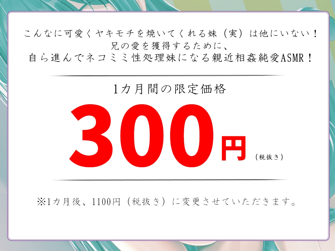 【1ヶ月限定価格!】【バイノーラル】ねこみみ妹のマンコ逆襲~お兄ちゃんのために何でもします!
