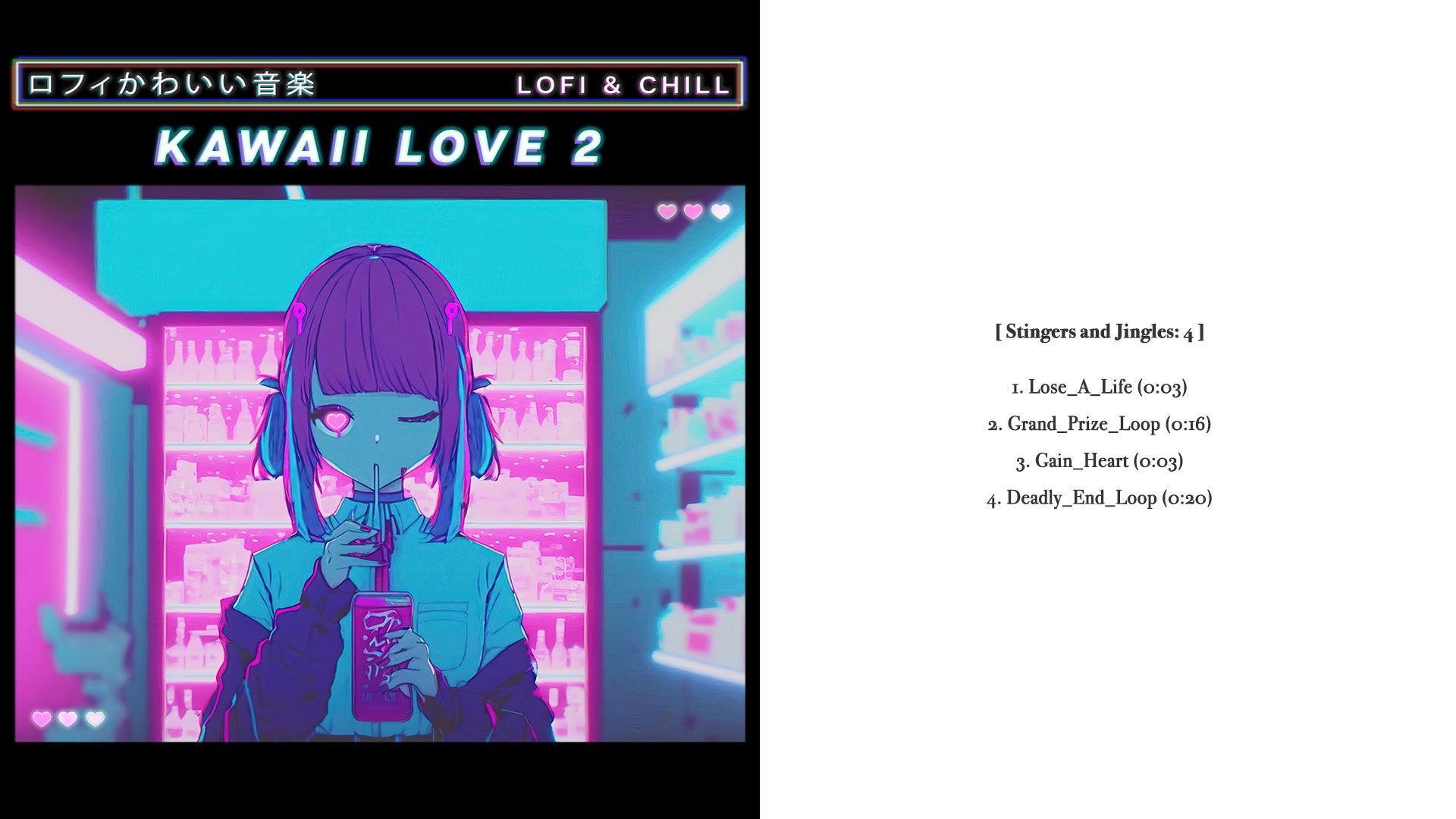 【BGM素材】Kawaii Love Lofi Music Pack 2