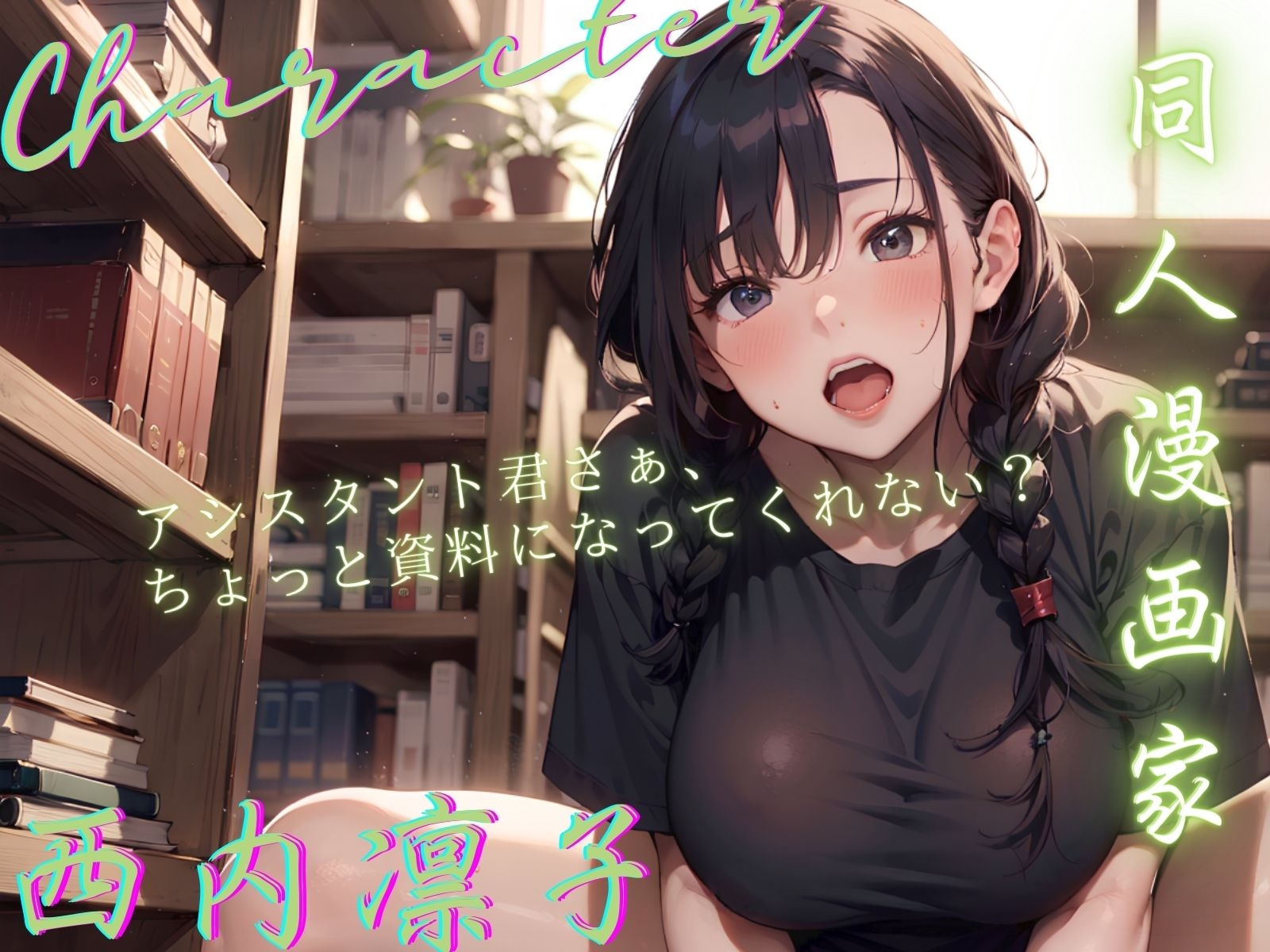 【期間限定77円】【KU100】えっちの山場が上手く描けない同人漫画家は、アシスタントくんを資料にして最高の絶頂を実演する!