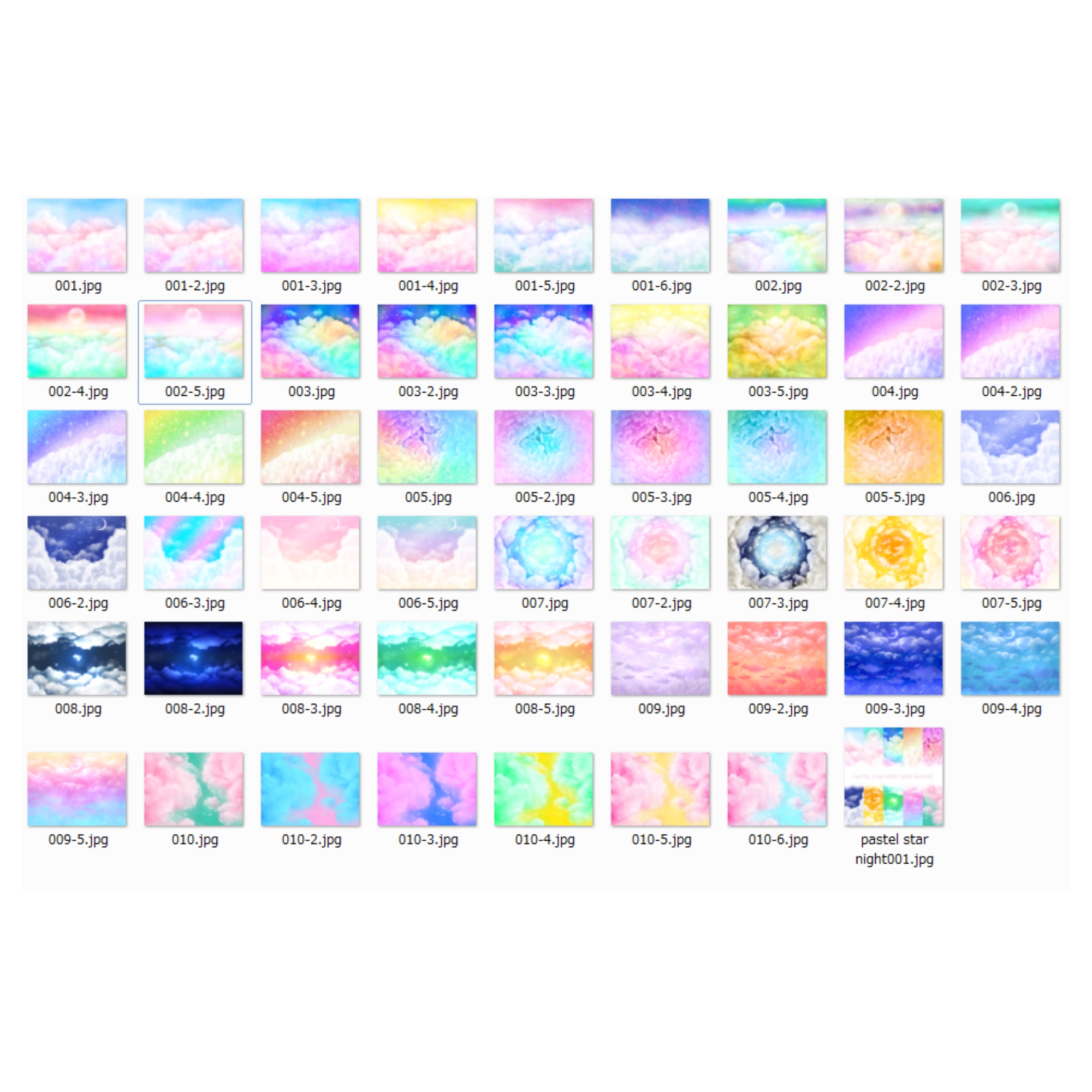 PASTEL STAR NIGHT BACKGROUNDS