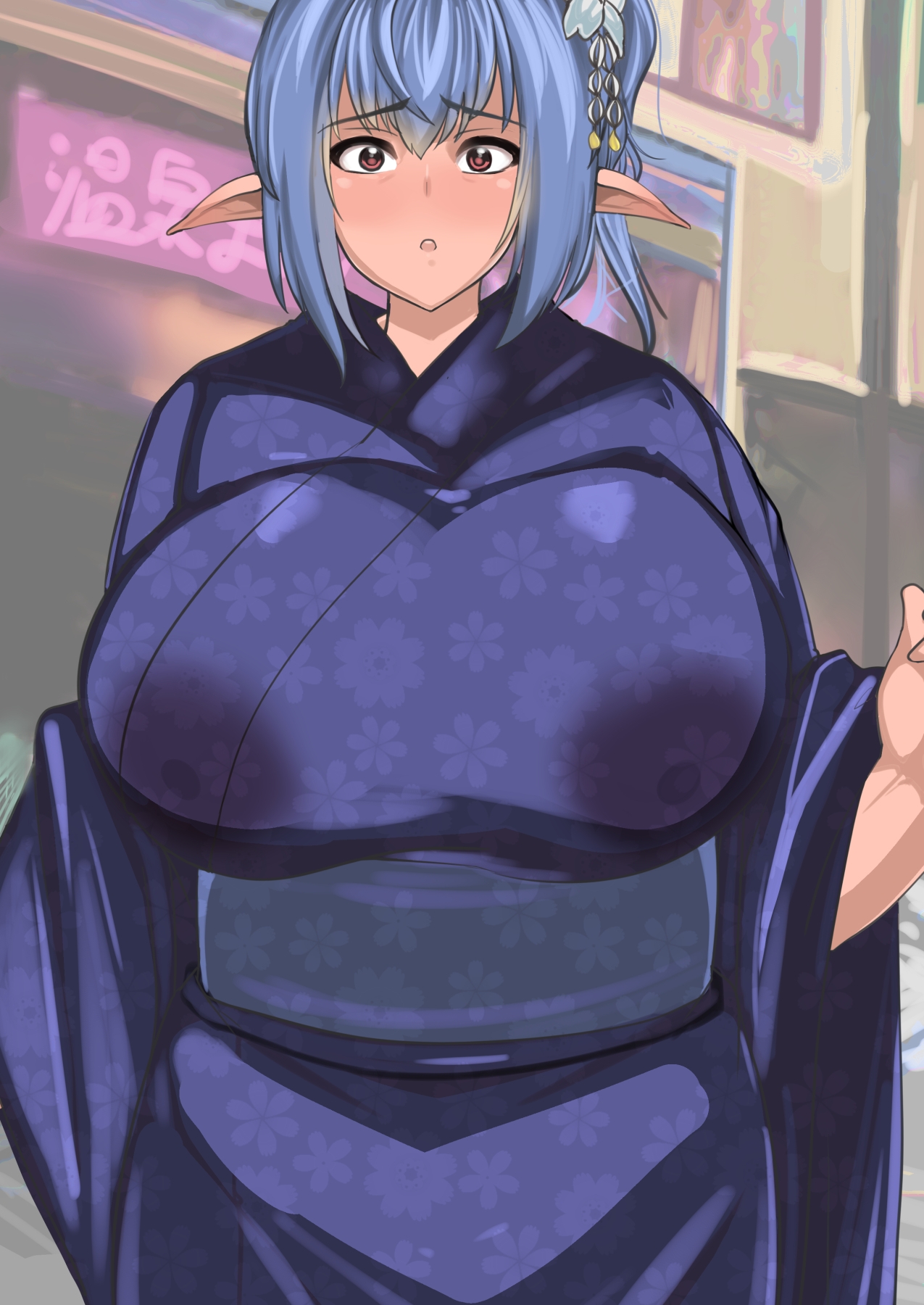 不貞温泉旅行-姦淫に堕ちた人妻エルフの独白