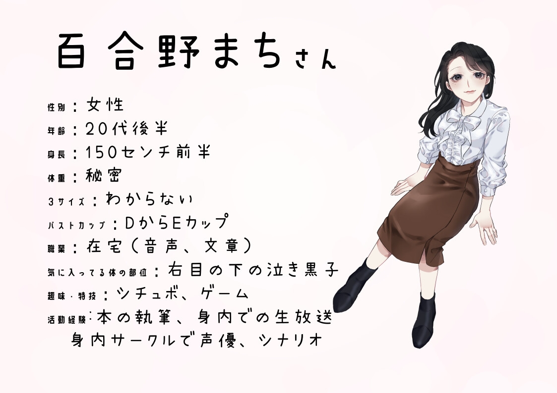 【同人声優】わたしのオナニー事情 No.23 百合野まち【オナニーフリートーク】