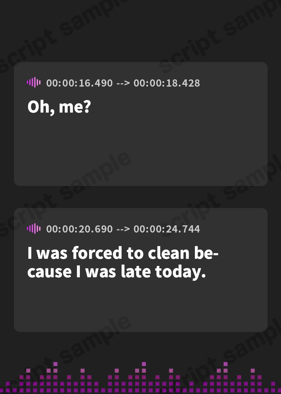 【英語版】【おしっこ我慢】手錠に繋がれたままおしっこを我慢する後輩ちゃん