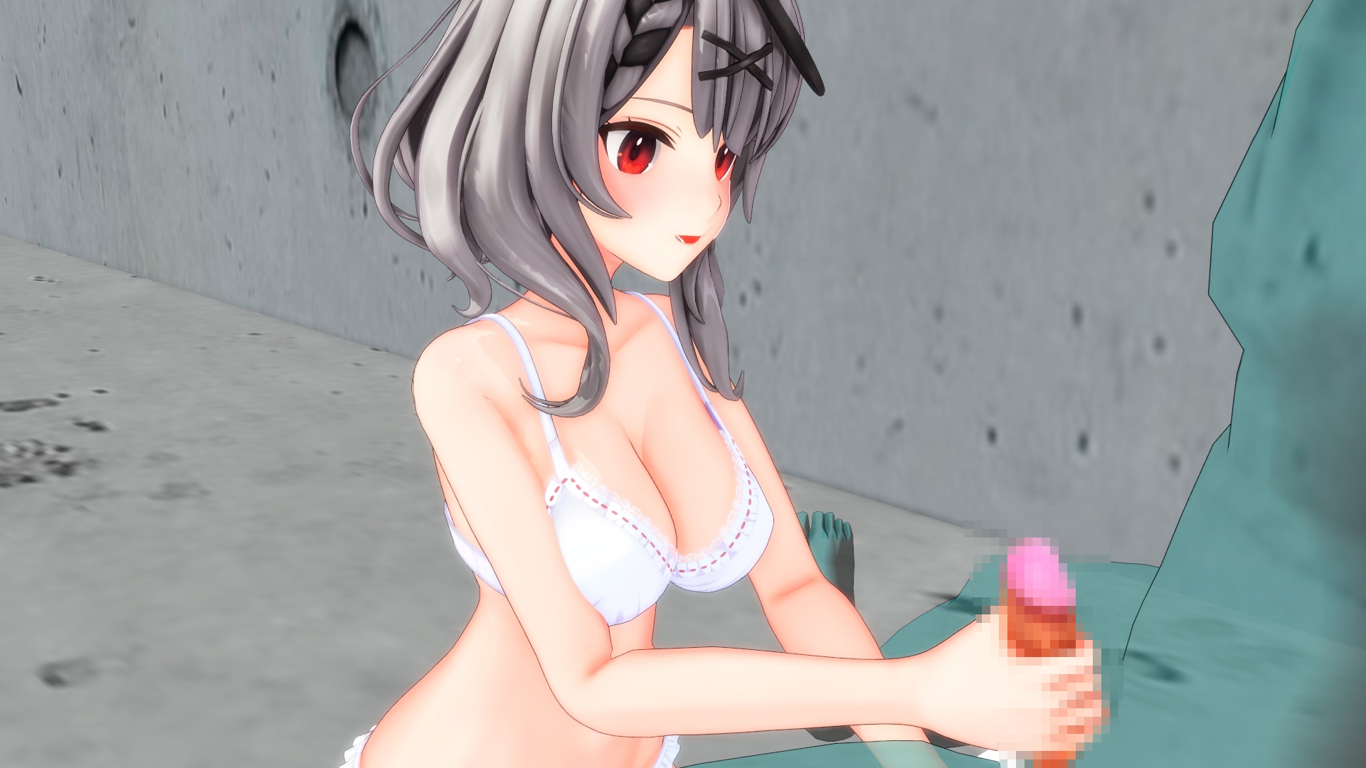 沙花叉ク〇ヱの手コキとオナニー