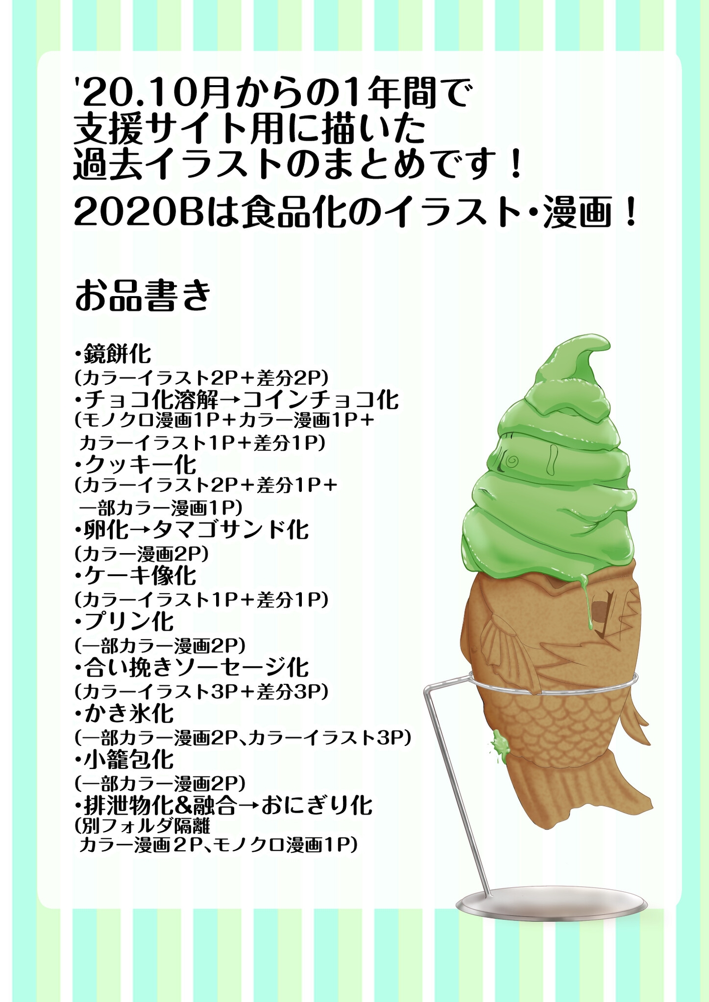 支援サイト過去ログまとめ2020B(食品化)